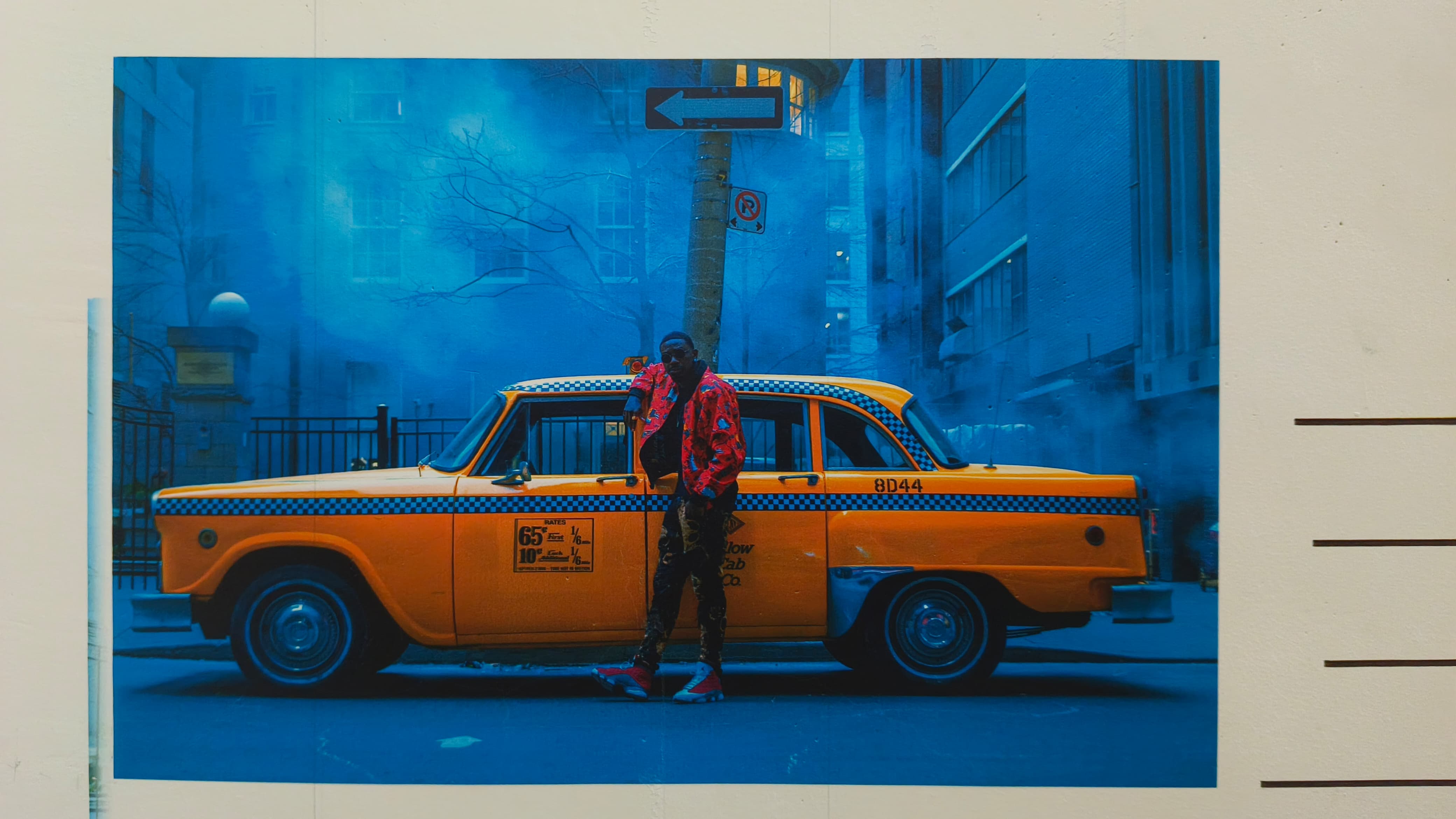 orange car